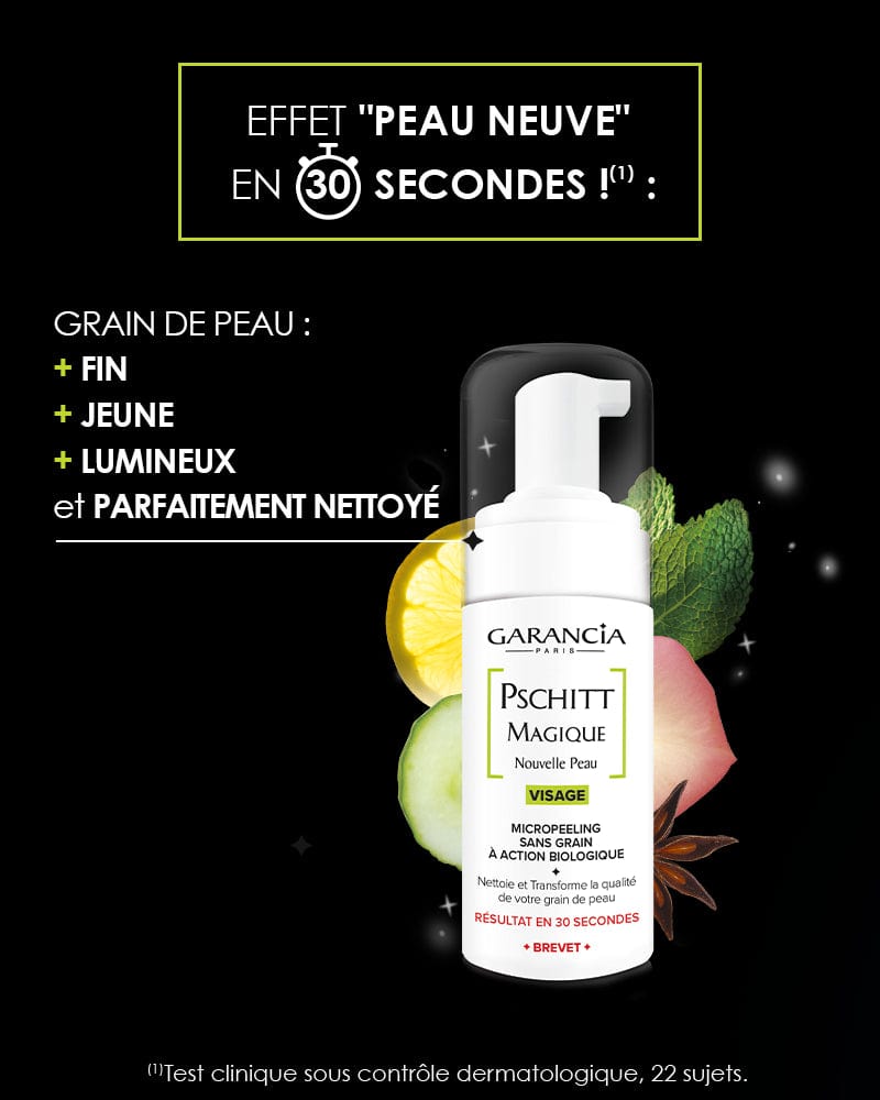 Laboratoire Garancia Micropeeling sans grain PSCHITT MAGIQUE NOUVELLE PEAU résultats first-img