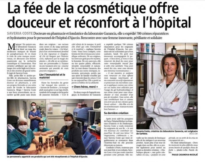 La fée de la cosmétique offre douceur et réconfort à l’hôpital