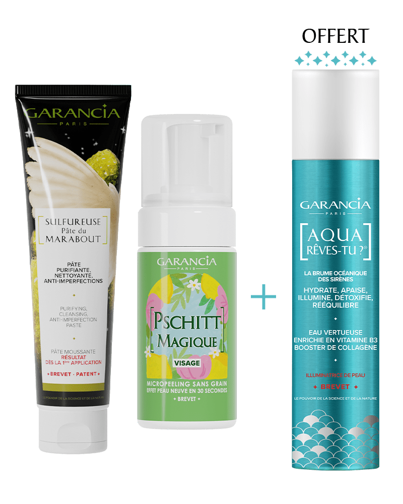 Offre minceur et corps Garancia : Duo Fée-Moi Fondre et Pschitt Magique Corps avec la crème Anti-Peau de Croco offerte.