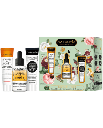 Laboratoire Garancia Coffret soin femme LE JARDIN SECRET Rituel Booster de Lumière & Jeunesse