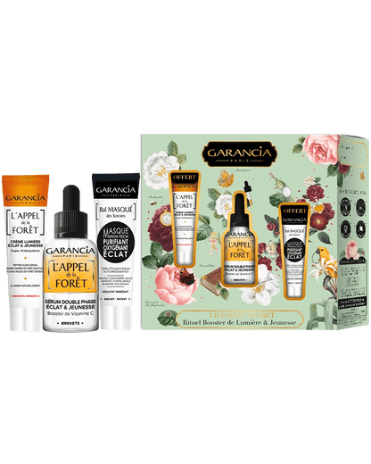 Laboratoire Garancia Coffret soin femme LE JARDIN SECRET Rituel Booster de Lumière & Jeunesse