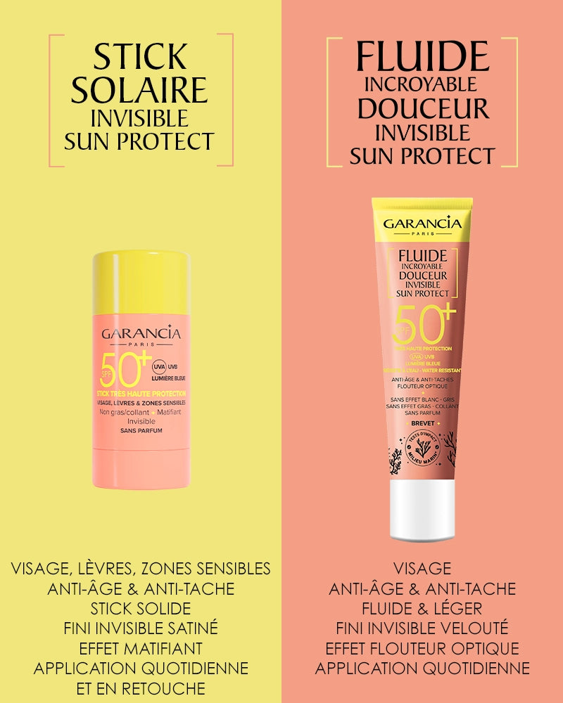 [ STICK SOLAIRE INVISIBLE ] SPF50+