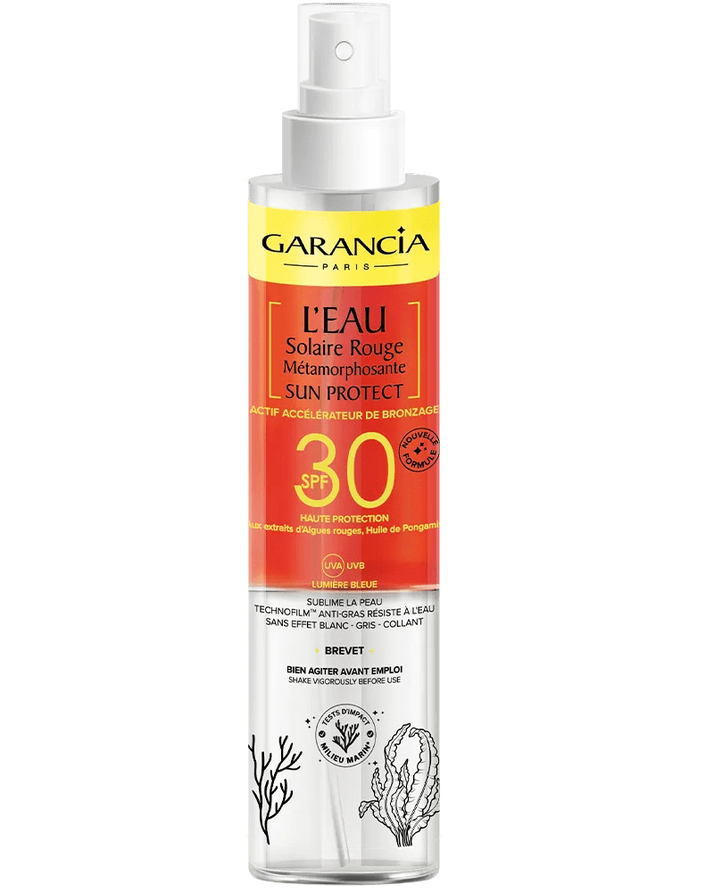 Laboratoire Garancia Soin de la peau [ L'EAU Solaire Rouge Métamorphosante SUN PROTECT ] SPF30