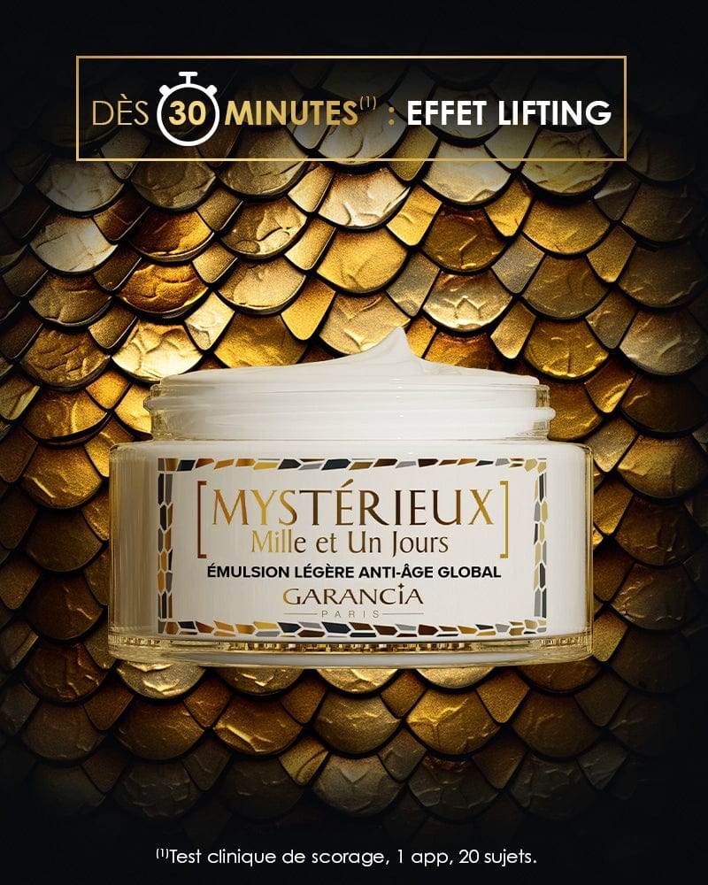 Laboratoire Garancia Anti-Âge & Anti-Rides [ MYSTÉRIEUX Mille et Un Jours ] Émulsion effet lifting dès 30 minutes