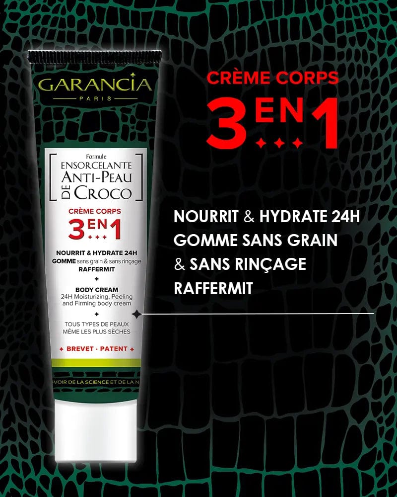 garancia [ Formule ENSORCELANTE ANTI-PEAU DE CROCO ] 150 ML - Crème corps 3 en 1