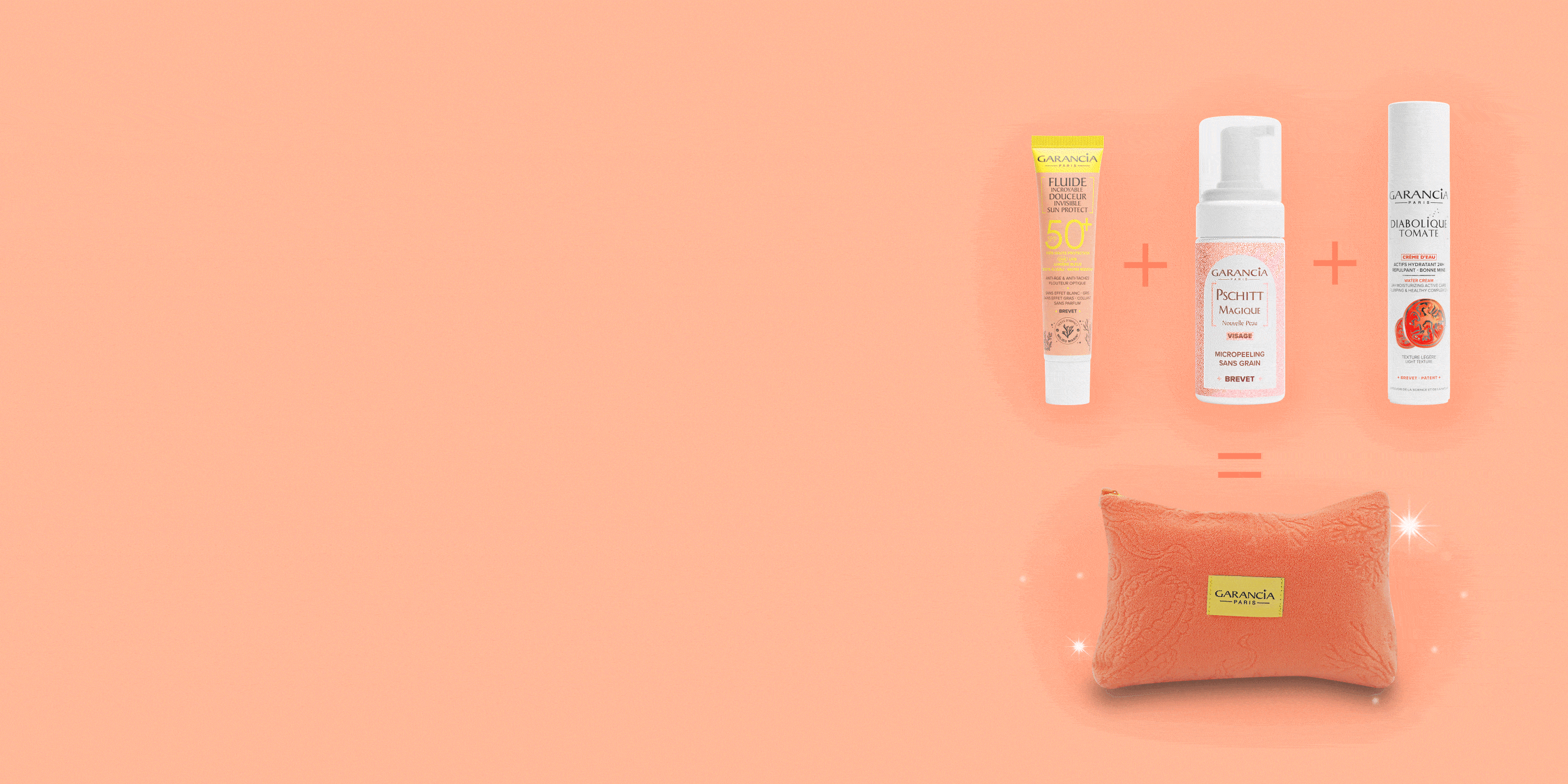 3 produits achetés = 1 trousse OFFERTE*