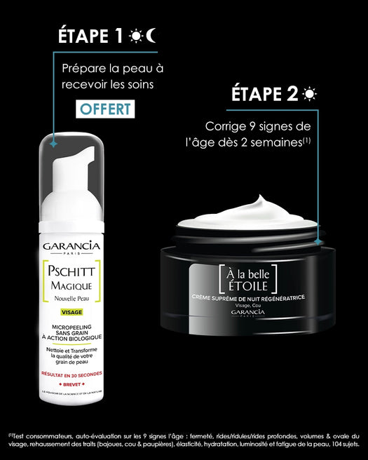 Coffret [ Étoile ] rituel nuit étapes Laboratoire Garancia 