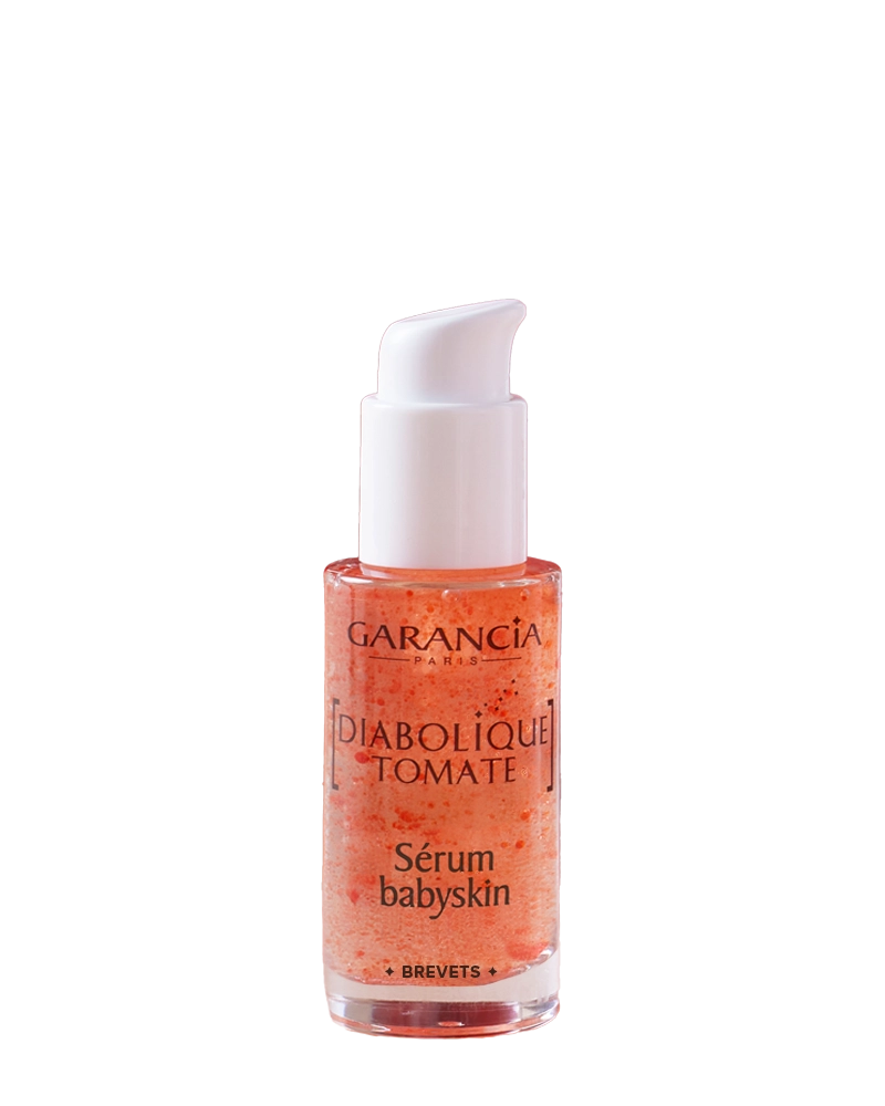 produit diabolique tomate, sérum babyskin sans fond