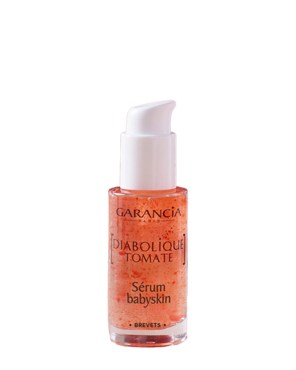 produit diabolique tomate, sérum babyskin sans fond
