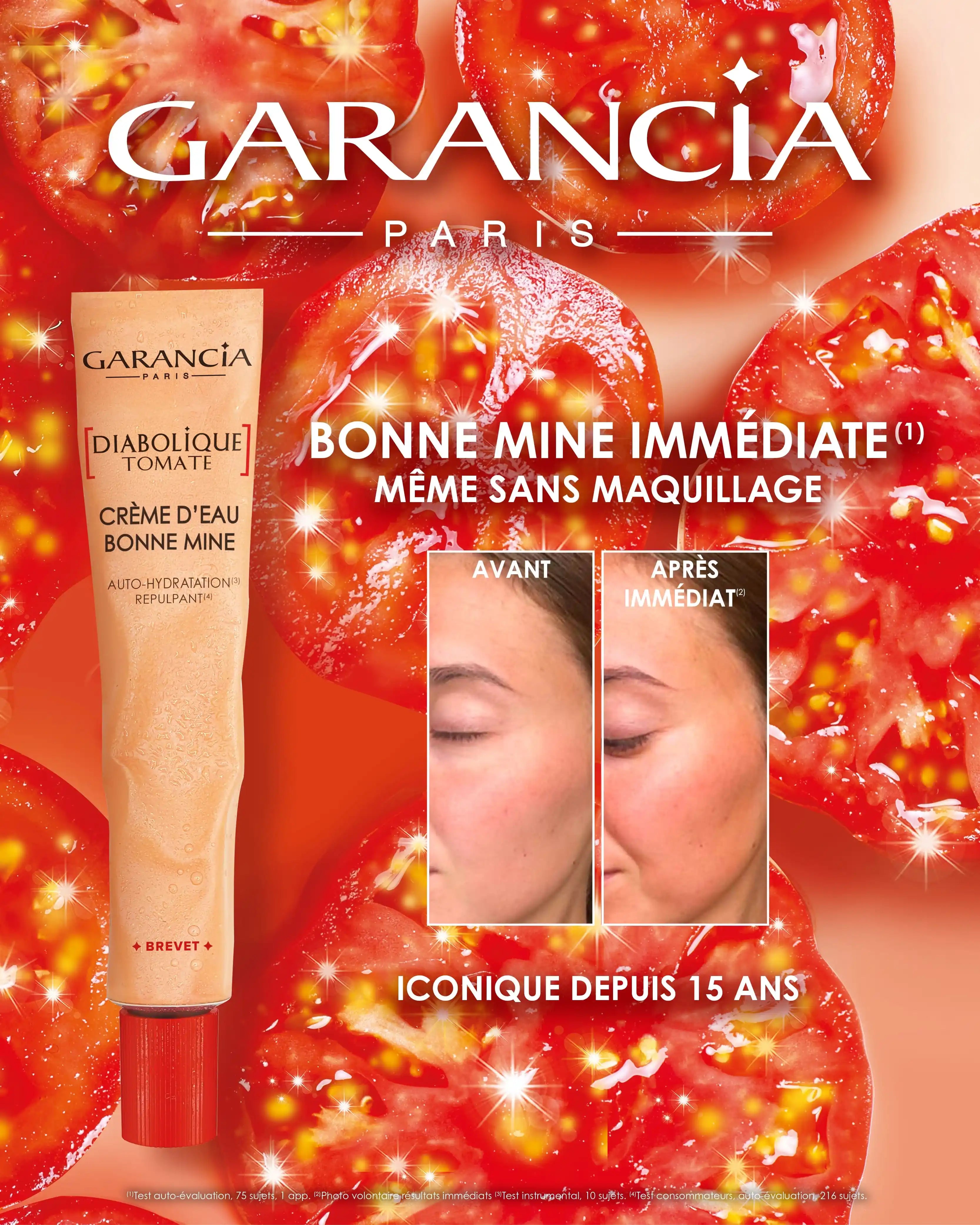 présentation de la crème de jour - diabolique tomate crème d'eau 