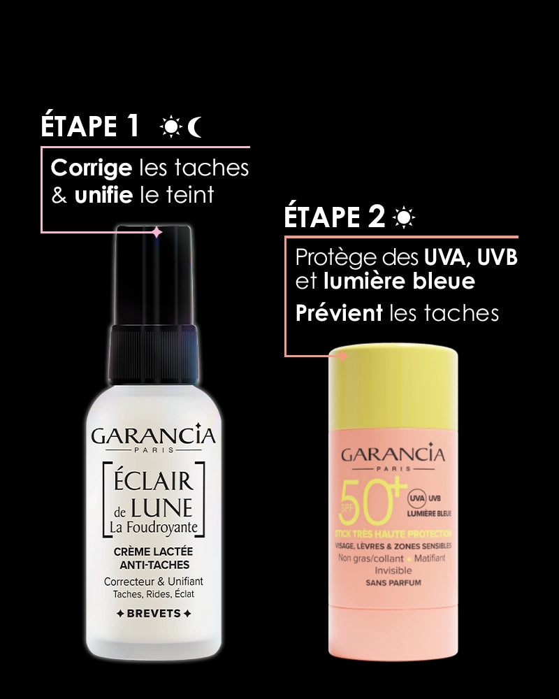 étapes d'utilisation du rituel correction anti-tâches  