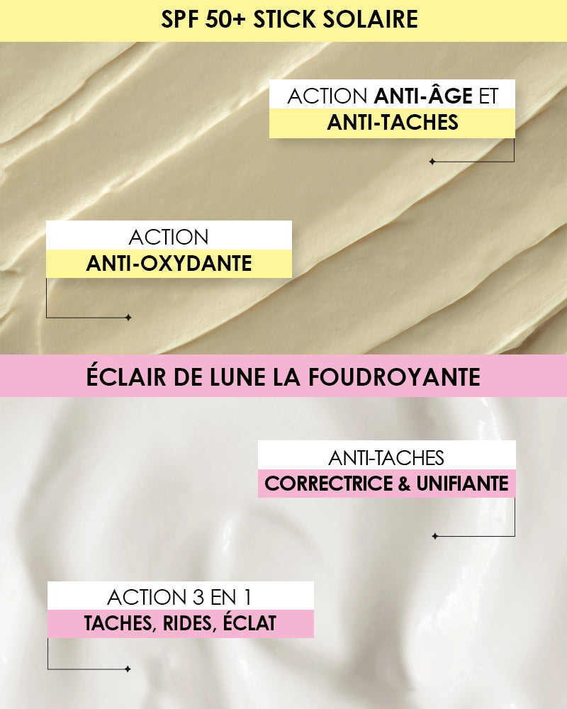 texture et action du rituel correction anti-tâches 