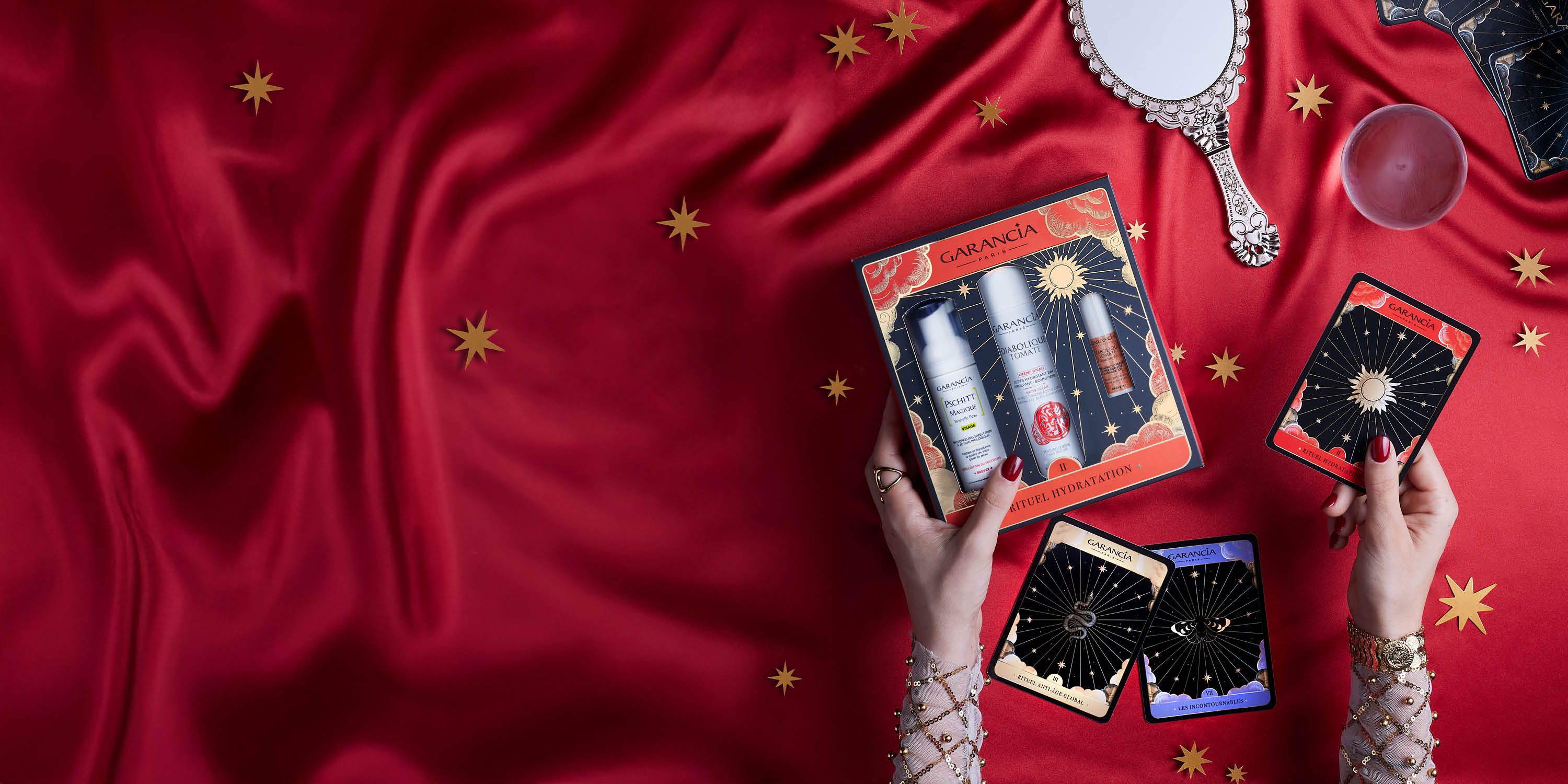 Boutique de Noël Garancia : Coffret cadeau Rituel Hydratation contenant le Pschitt Magique et la crème Diabolique Tomate