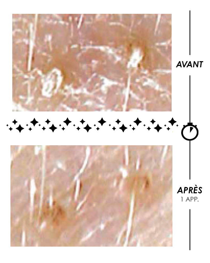 avant-après sulfureuse pâte du marabout