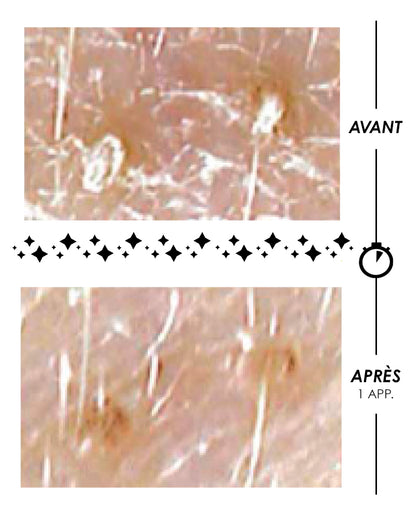 avant-après sulfureuse pâte du marabout